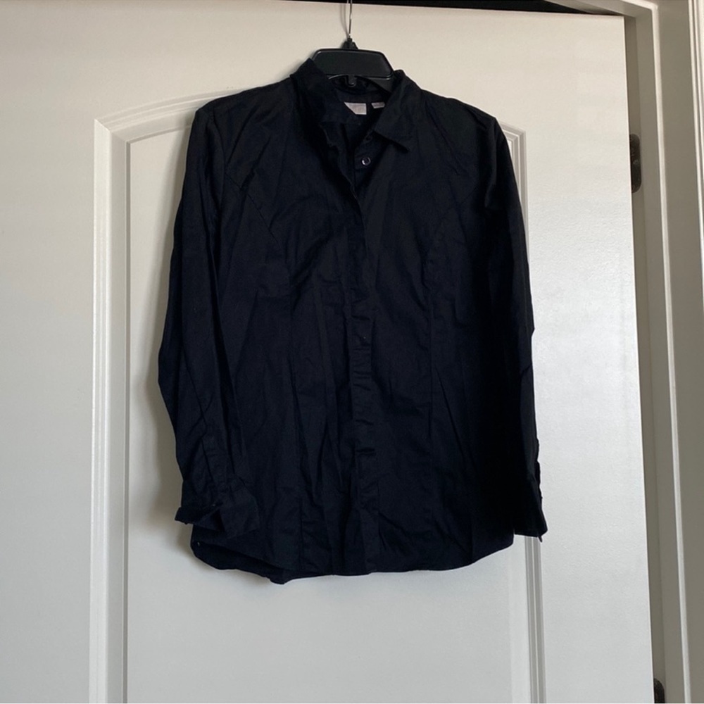 Belle by Kim Gravel Button Down Dress Shirt